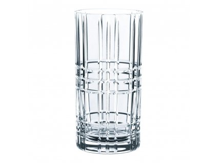 Aukštos stiklinės ir ledukų kubelių formelės rinkinyje SQUARE, 2 x 350 ml, Nachtmann