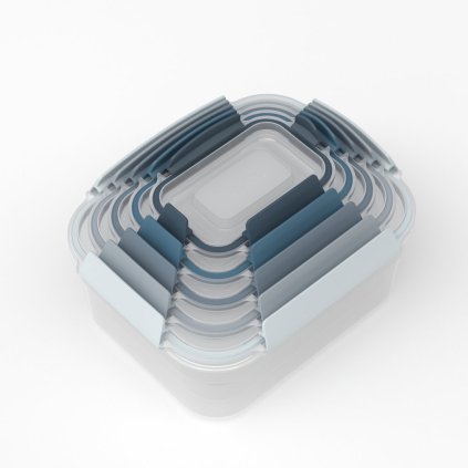 Virtuvinis laikymo stiklainis NEST LOCK 5 81105, 5 vnt. rinkinys, plastikas, Joseph Joseph