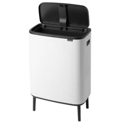 Sensorinė šiukšliadėžė BO 60 l, balta, Brabantia