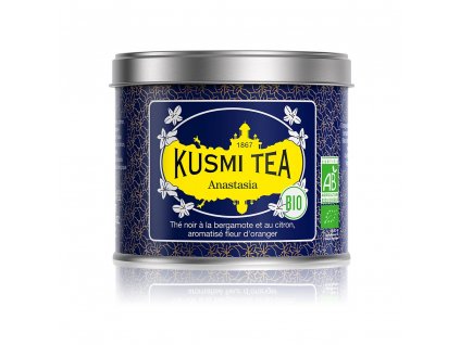 Juodoji arbata ANASTASIA, 100 g birių arbatos lapelių skardinė, Kusmi Tea