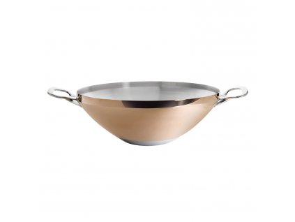 Wok keptuvė PRIMA MATERA 32 cm, varinė, de Buyer