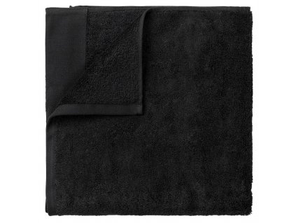 Vonios rankšluostis RIVA 100 x 200 cm, juodas, Blomus
