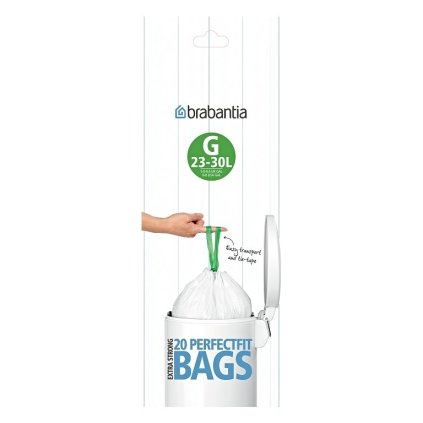 Šiukšlių maišai G PERFECTFIT 23-30 l, 20 vnt., Brabantia