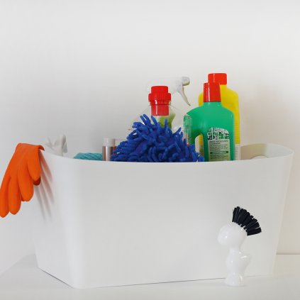 Vonios organizatorius BOXXX L 15 l, baltas, Koziol