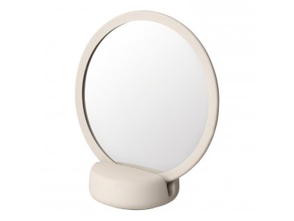 Kosmetinis veidrodėlis SONO, kreminis, Blomus