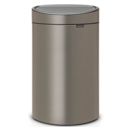 
                    
                          Sensorinė šiukšliadėžė TOUCH BIN NEW 40 l, platina, Brabantia                    
                