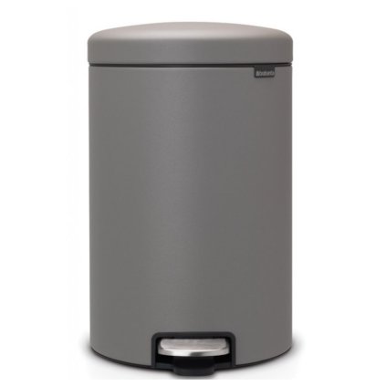 Šiukšliadėžė su pedalu NEWICON 20 l, mineralinė pilka, Brabantia