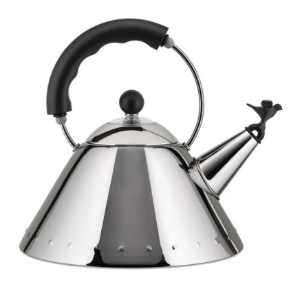 Viryklės virdulys 9093 2 l, sidabrinis/ juodas, Alessi