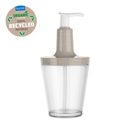Skysto muilo dozatorius FLOW 250 ml, dykumos smėlio spalvos, Koziol