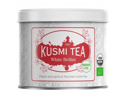 Baltoji arbata BELLINI, 90 g birių arbatos lapelių skardinė, Kusmi Tea