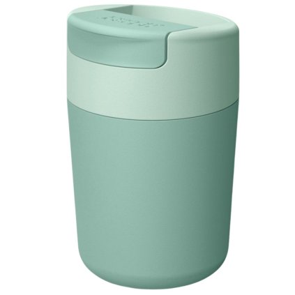 Kelioninis puodelis SIPP 81122 340 ml, nelašantis, žalias, Joseph Joseph