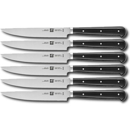 Kepsnių peilių rinkinys STEAK SET, 6 vnt., juodas, Zwilling