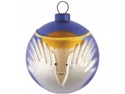 Burbulas kalėdinei eglutei ANGIOLETTO, violetinės spalvos, Alessi