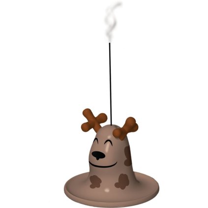 Kalėdinė figūrėlė su smilkalų stovu ALCE, ruda, Alessi