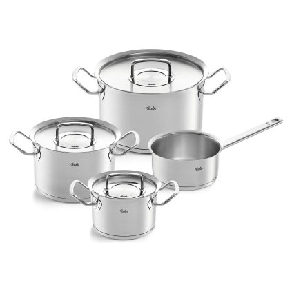 Puodų rinkinys ORIGINAL-PROFI COLLECTION, 4 vnt., nerūdijantis plienas, indukcinis, Fissler