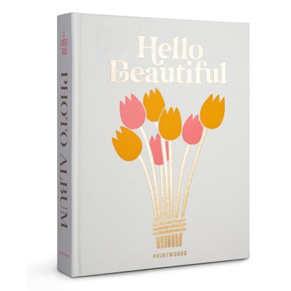 Nuotraukų albumas HELLO BEAUTIFUL, baltas, Printworks