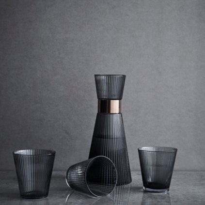 Vandens stiklinė NOUVEAU, 4 vnt. rinkinys, 260 ml, dūmų spalvos, Rosendahl