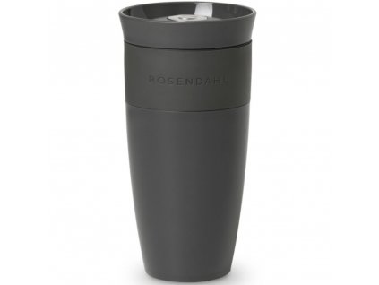 Kelioninis puodelis GRAND CRU, 280 ml, tamsiai pilkas, Rosendahl