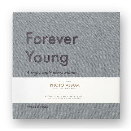 Nuotraukų albumas FOREVER YOUNG, pilkas, Printworks