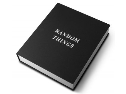 Papuošalų dėžutė RANDOM THINGS L, juoda, Printworks