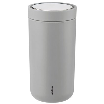 Kelioninis puodelis TO GO CLICK 200 ml, švelniai šviesiai pilkas, Stelton
