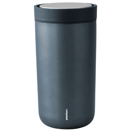 Kelioninis puodelis TO GO CLICK 200 ml, tamsiai mėlyno metalo spalvos, Stelton