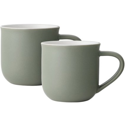 Arbatos puodelis MINIMA EVA, 2 vnt. rinkinys, 350 ml, žalias, Viva Scandinavia