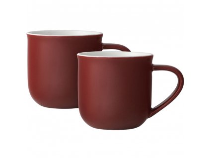 Arbatos puodelis MINIMA EVA, 2 vnt. rinkinys, 350 ml, raudonos spalvos, Viva Scandinavia