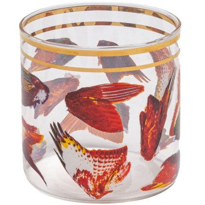 Vandens stiklinė TOILETPAPER WINGS 8,5 cm, Seletti