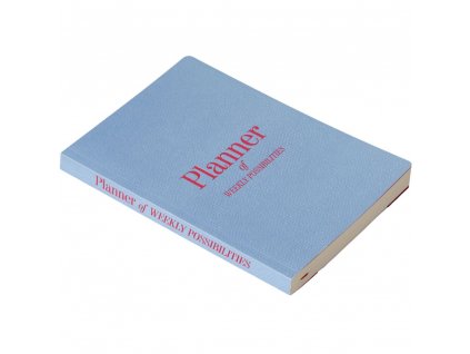 Planuoklis PLANNER OF WEEKLY POSSIBILITIES, 238 puslapiai, mėlynas, Printworks