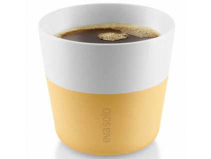 "Caffe lungo" puodelis, 2 vnt. rinkinys, 330 ml, geltonos spalvos, Eva Solo