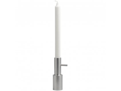 Pietų žvakės laikiklis #2 13 cm, sidabro spakvos, nerūdijantis plienas, Fritz Hansen