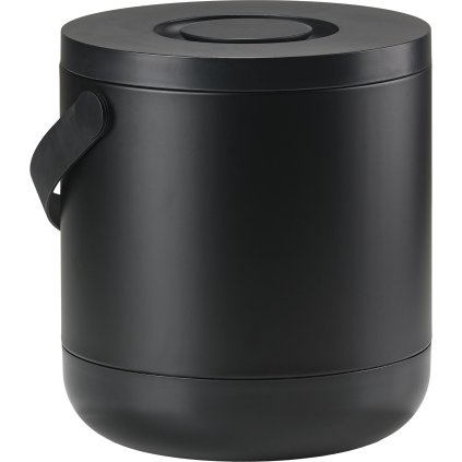 Maisto atliekų dėžutė CIRCULAR 15 l, juodos spalvos, plastikas, Zone Denmark
