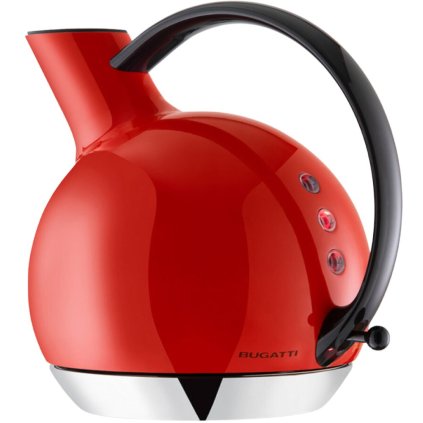Elektrinis virdulys GIULIETA 1,2 l, raudonos spalvos, nerūdijantis plienas, Bugatti