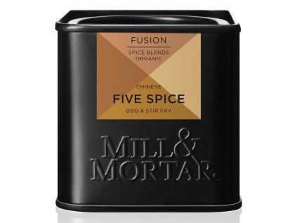 Ekologiški prieskonių mišiniai FIVE SPICE 50 g, Mill & Mortar