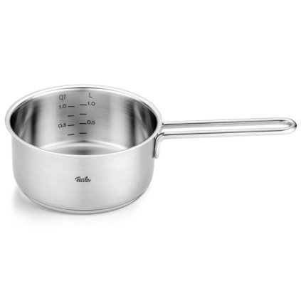 Puodas PURE 16 cm, sidabro spalvos, nerūdijantis plienas, Fissler