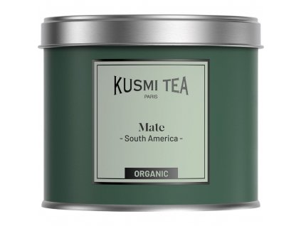 Žalioji arbata MATE, 100 g birios arbatos lapelių skardinė, Kusmi Tea