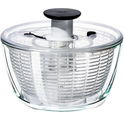 Salotų džiovyklė GOOD GRIPS 4,1 l, skaidrios spalvos, stiklinė, OXO