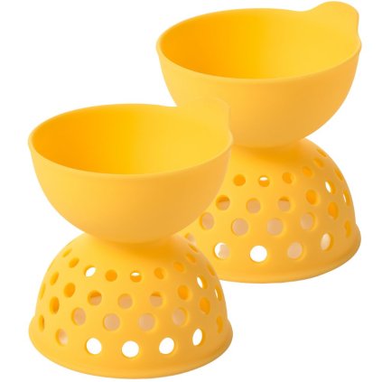 Kiaušinių virimo formelė GOOD GRIPS 2 vnt., geltonos spalvos, silikoninė, OXO