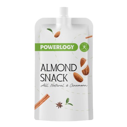 Migdolų kremas 50 g, su cinamonu, Powerlogy