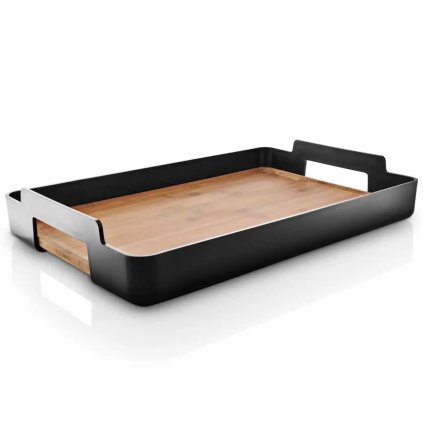 Serviravimo padėklas NORDIC KITCHEN 50 x 35 cm, juodos spalvos, plastikas/bambukas, Eva Solo