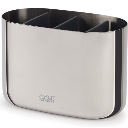 Dantų šepetėlių dėtuvė EASYSTORE LUXE 70581 sidabro spalvos, nerūdijantis plienas, Joseph Joseph