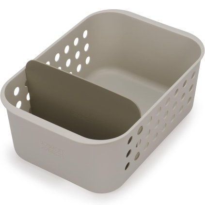 Vonios kambario priemonių laikymo dėžutė EASYSTORE 70587 35 cm, nebalintos drobės spalvos, plastikas, Joseph Joseph