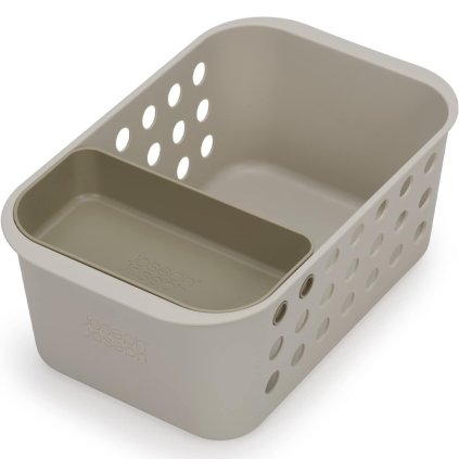 Vonios kambario priemonių laikymo dėžutė EASYSTORE 70585 29 cm, nebalintos drobės spalvos, plastikas, Joseph Joseph