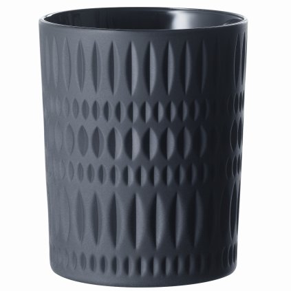 Stiklinė vandeniui ETHNO 304 ml, 2 vnt. rinkinys, juodos spalvos, Nachtmann