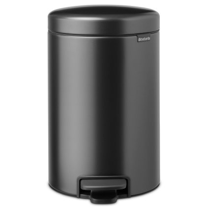 Šiukšliadėžė su pedalu NEWICON 12 l, ryškiai pilkos spalvos, plienas, Brabantia