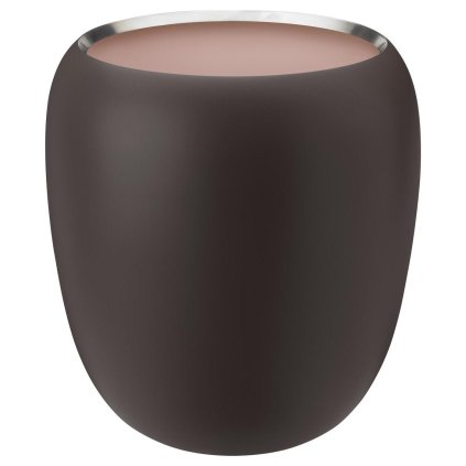 Vaza ORA 22 cm, tamsios pūdros spalvos, nerūdijantis plienas, Stelton