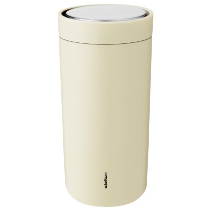 Kelioninis puodelis TO GO CLICK 400 ml, sodriai geltonos spalvos, Stelton
