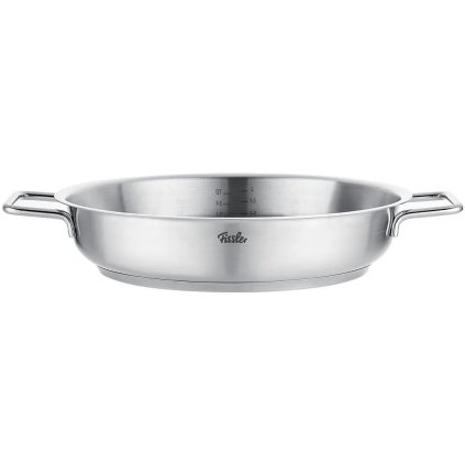 Serviravimo keptuvė PURE 24 cm, sidabro spalvos, nerūdijantis plienas, Fissler