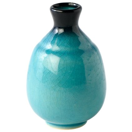 Sakė butelis INK & TURQUOISE, mėlyna, keramika, MIJ